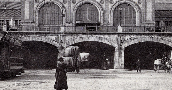 La Gare de Perrache vers 1900