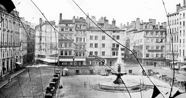 Place des Terreaux en 1856