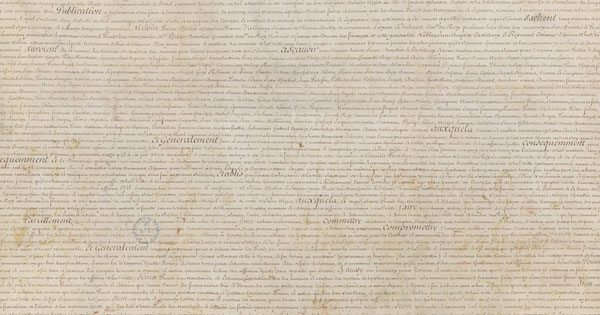 Extrait d'un syndicat de 1720