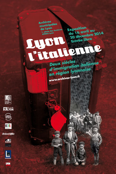 Affiche de l'exposition "Lyon l'italienne"