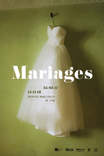 Affiche de l'exposition "Mariages"