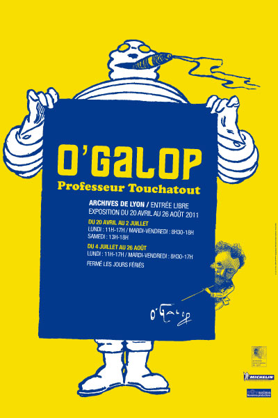 Affiche de l'exposition "O' Galop"