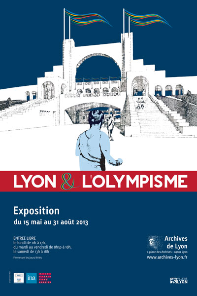 Affiche de l'exposition "Lyon et l'Olympisme"