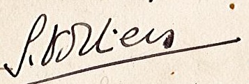 Signature autographe de Georges Villiers, 1941 AML, 2574W/1, document n° 73, détail