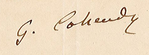 Signature de Georges Cohendy - AML 524w_255