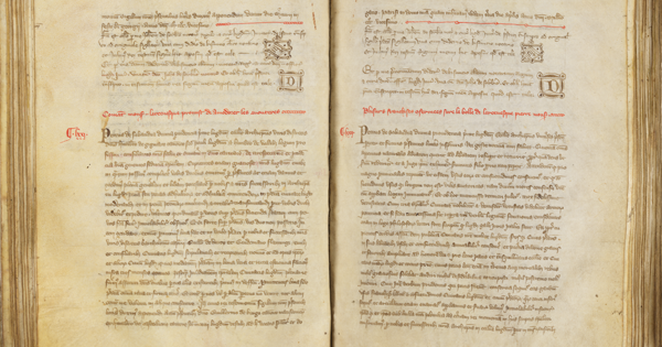 Copie authentique de la charte sapaudine du 21 juin 1320, extr. du cartulaire d'Etienne de Villeneuve (1336, cote : AA/1, folio 51v-52r)