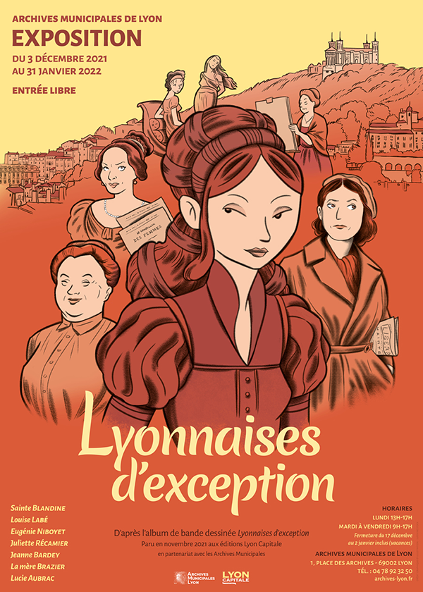 Couverture de la bande-dessinée "Lyonnaises d'exception"
