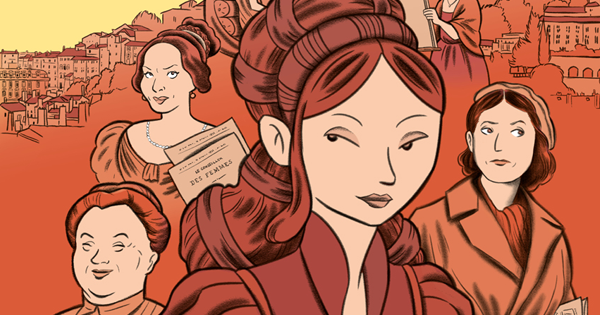 Extrait de la couverture de la BD Lyonnaises d'exception