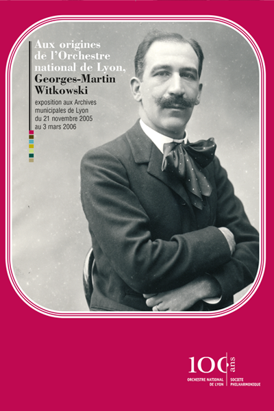 Affiche de l'exposition montrant une photo de Georges Martin Witkowski