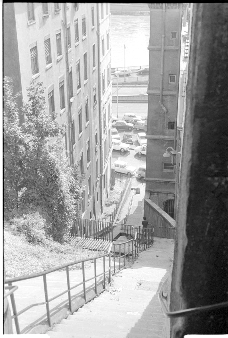 L’escalier de la montée Coquillat (l’ancienne montée des Fantasques) - Laurent Amieux