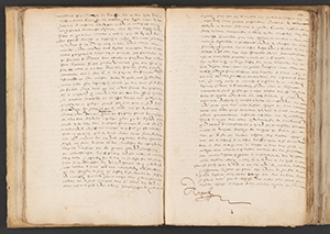 L’accident des glaces, registre consulaire 1608, manuscrit, AML, BB/144  - page 4