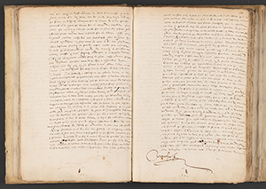 L’accident des glaces, registre consulaire 1608, manuscrit, AML, BB/144  - page 5