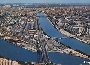 Photo du Confluent du Rhône et de la Saône