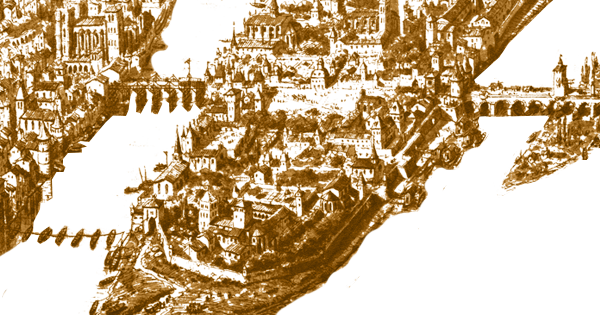 Dessin du Confluent par Drevet
