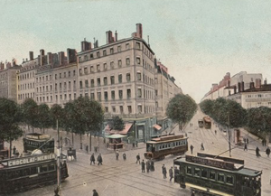 photo du quartier de la Guillotière vers 1910
