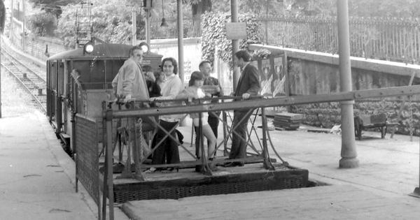 Ficelle au départ de la gare de Croix-Paquet dans les années 60