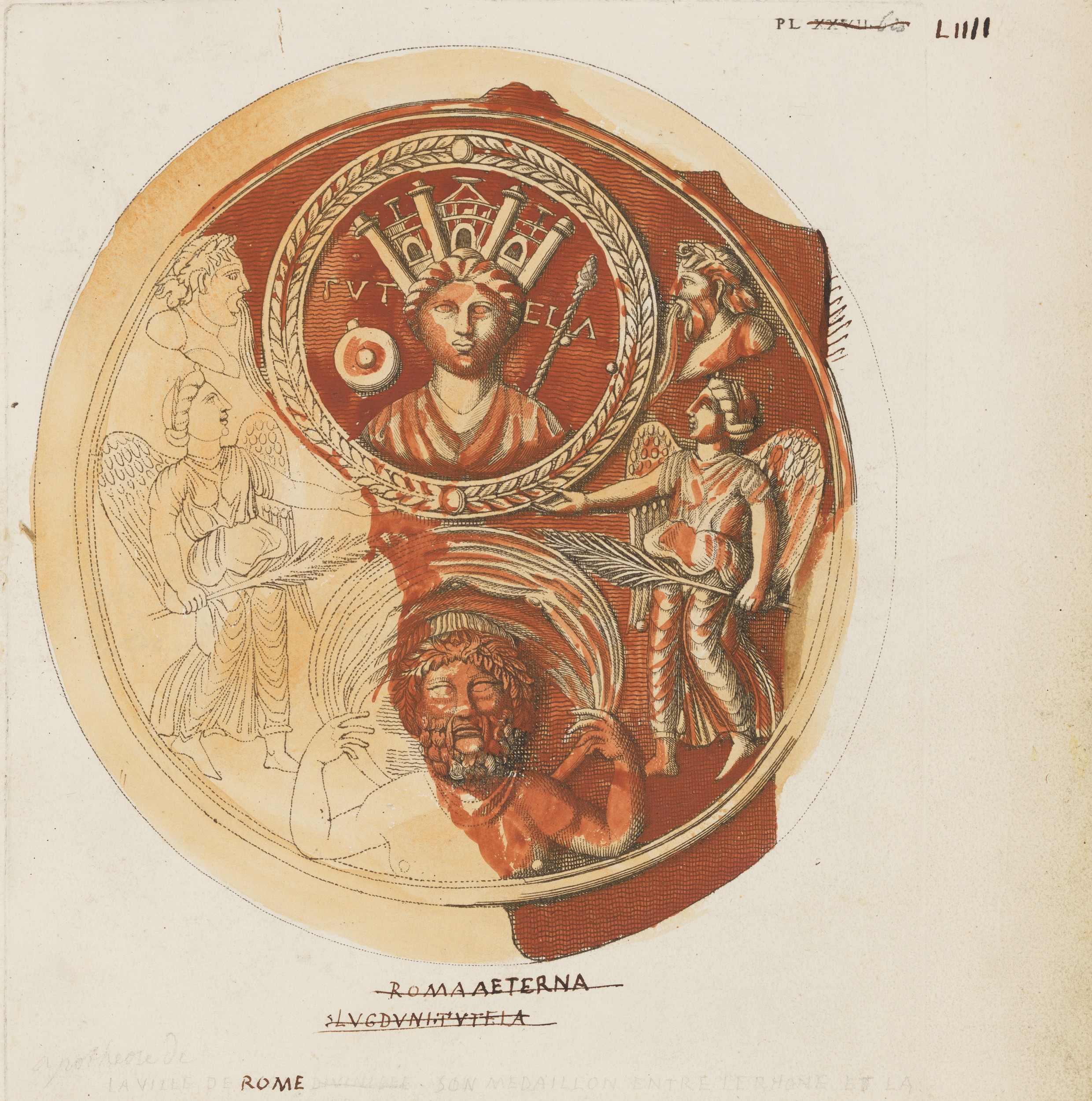 Extrait d'un manuscrit de François Artaud, archéologue et académicien (1823, Ms 100-1, coll. Académie SBLA de Lyon)