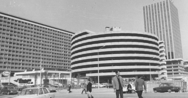 Quartier de la Part-dieu dans les années 80