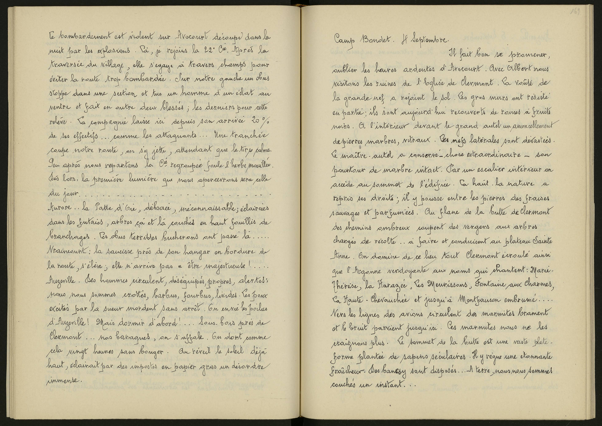 Manuscrit autobiographique de Joseph Rossignol, 4 septembre 1917 1II/593/1/131