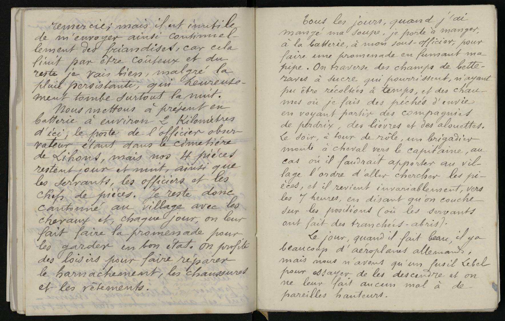 Carnet de Barthélémy Mermet, 21 décembre 1914 (Copie d'une lettre de Joseph à sa soeur Anna) - 253ii/21
