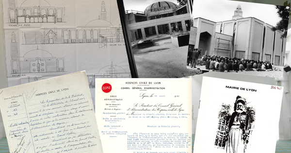 Montage de documents d'archives sur l'Islam