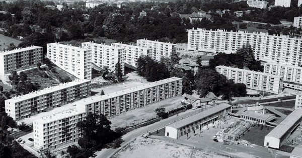 Photo du quartier de Menival dans les années 70 - Photo par André Gamet