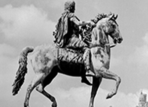 Photo de la statue de Louis XIV, place Bellecour