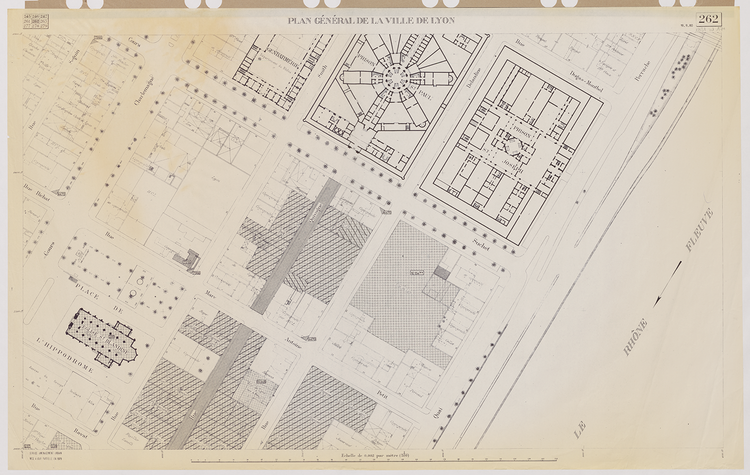 Plans parcellaires du secteur 262 (1874) - 1821W/174