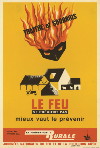 Prévention contre les incendies, journées nationales du feu et de la protection civile, 1967 Archives municipales de Lyon, 6FI/6097