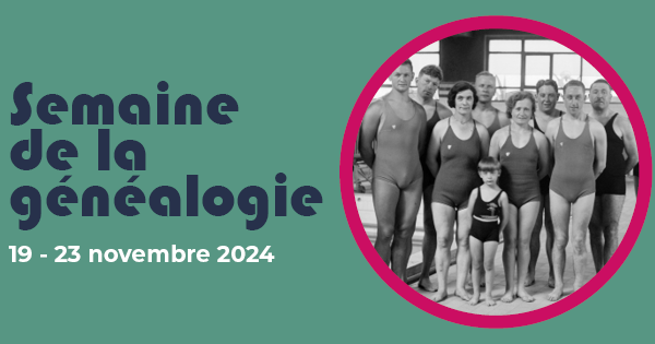 Titre de la semaine accompagné d'une photo d'une équipe de surveillants de piscine dans les années 30