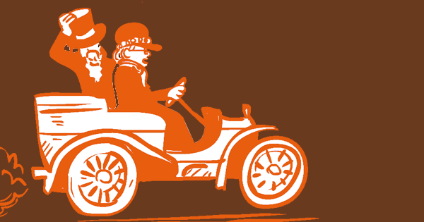 Dessin de deux personnages dans une voiture par Nicolas Wild