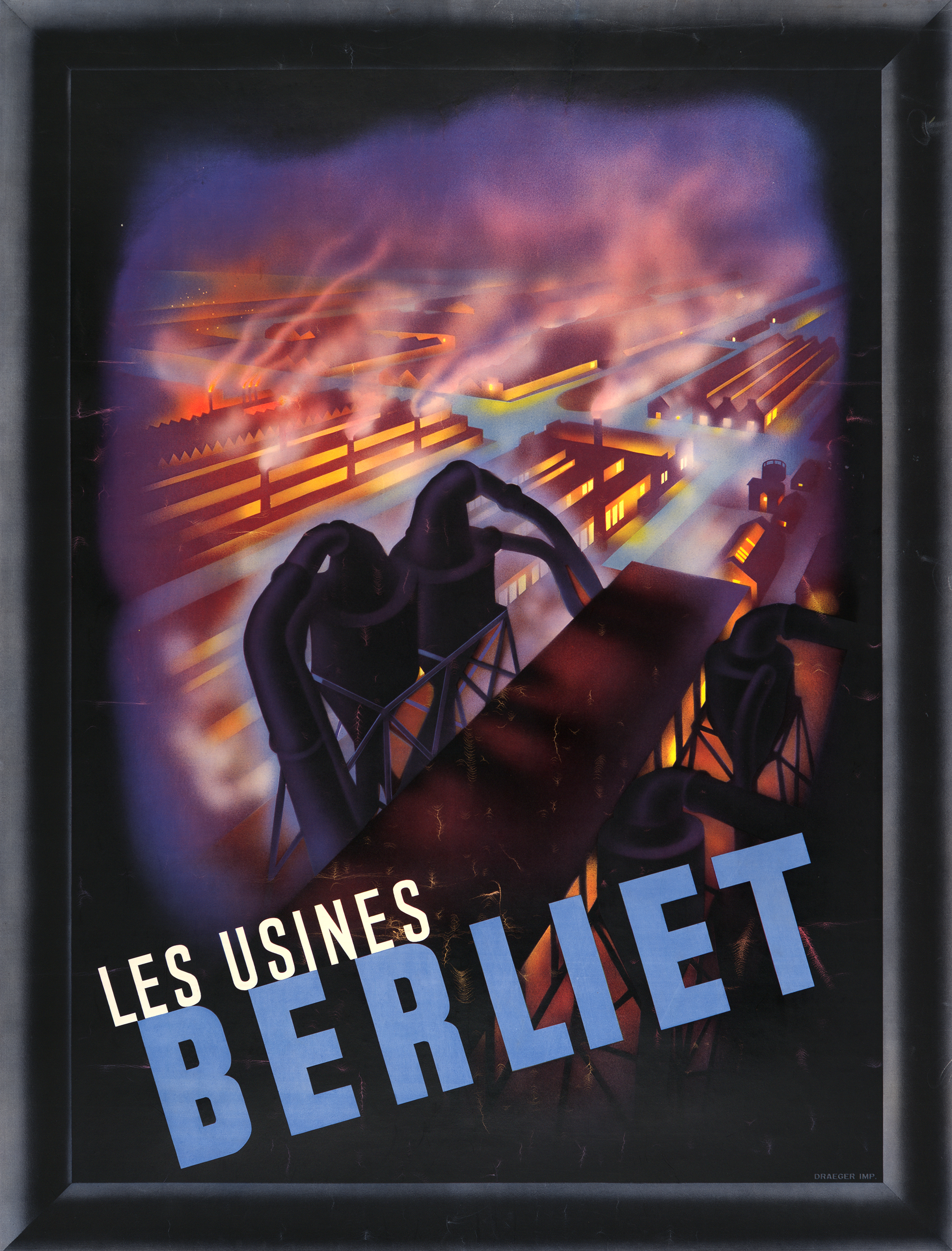 Affiche publicitaire pour les Usines Berliet - 1938 - 26FI/5