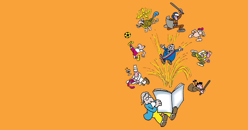 Dessin de personnages divers par Alain Dubouillon