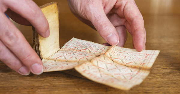 De curieux manuscrits pliables