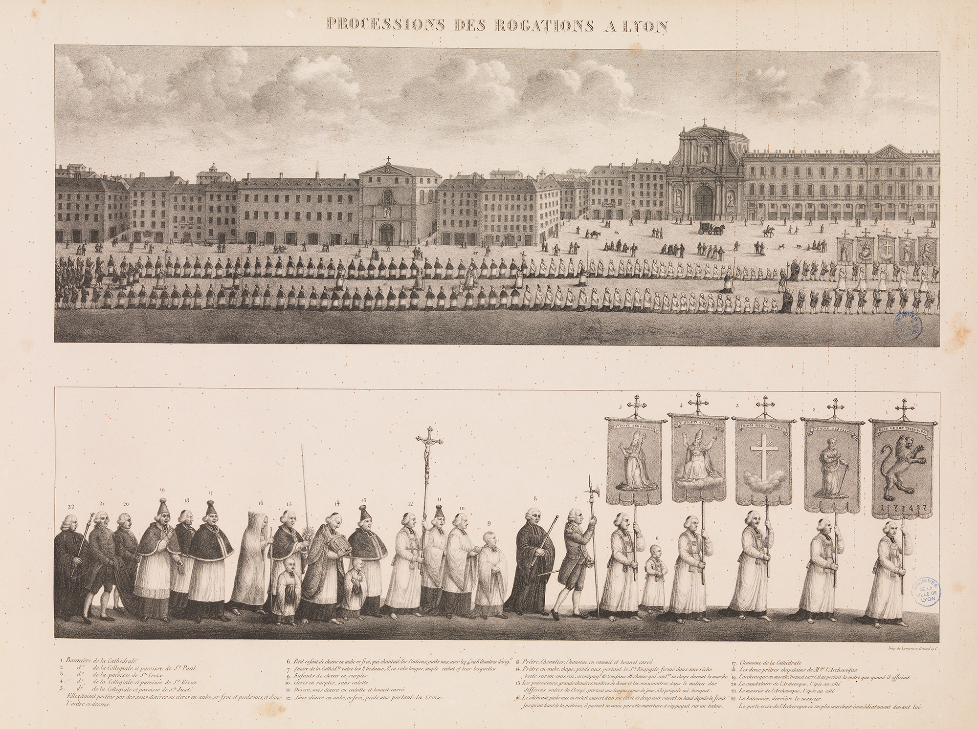 Recueil des principales cérémonies de la liturgie lyonnaise, avant 1840 - 1C/450110