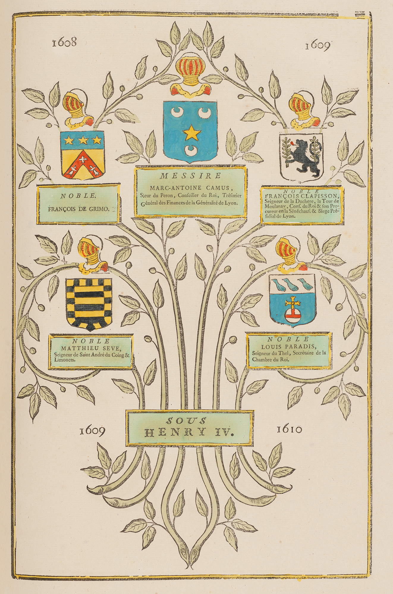 Armorial consulaire de la Ville de Lyon - 1779  SM24_111