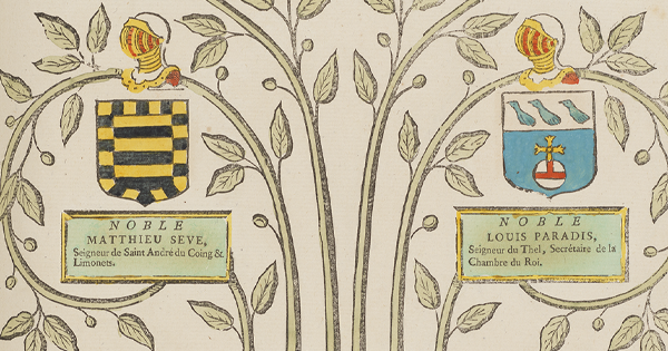 Détail de l'armorial consulaire de la Ville de Lyon - 1779  SM24_111