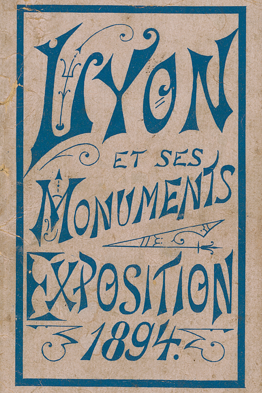 Couverture d'un dépliant touristique réalisé à l'occasion de l'exposition universelle de 1894 - 2ph344
