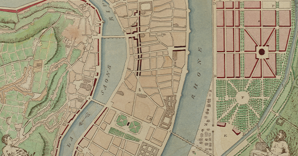 Plan de Lyon par Jean-Antoine Morand - 3S115