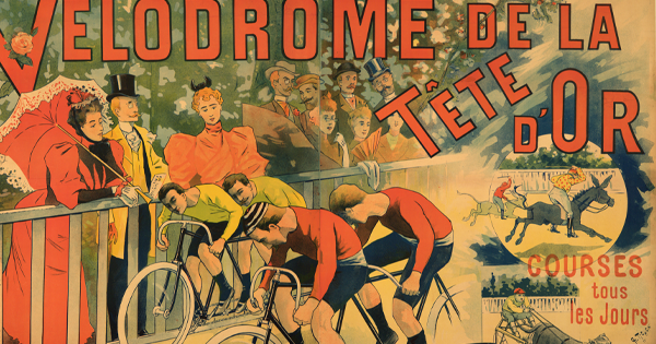 Affiche du vélodrome du parc de la tête d'or - 7fi3434