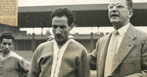 Photos de Alain Mimoun et Tony Bertrand