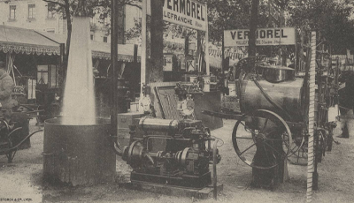 machines d'agriculture présentées à Lyon lors d'un concours