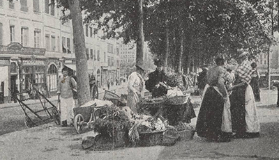 marché du quai Augagneur vers 1910