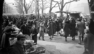 Jour de marché, quai saint-antoine