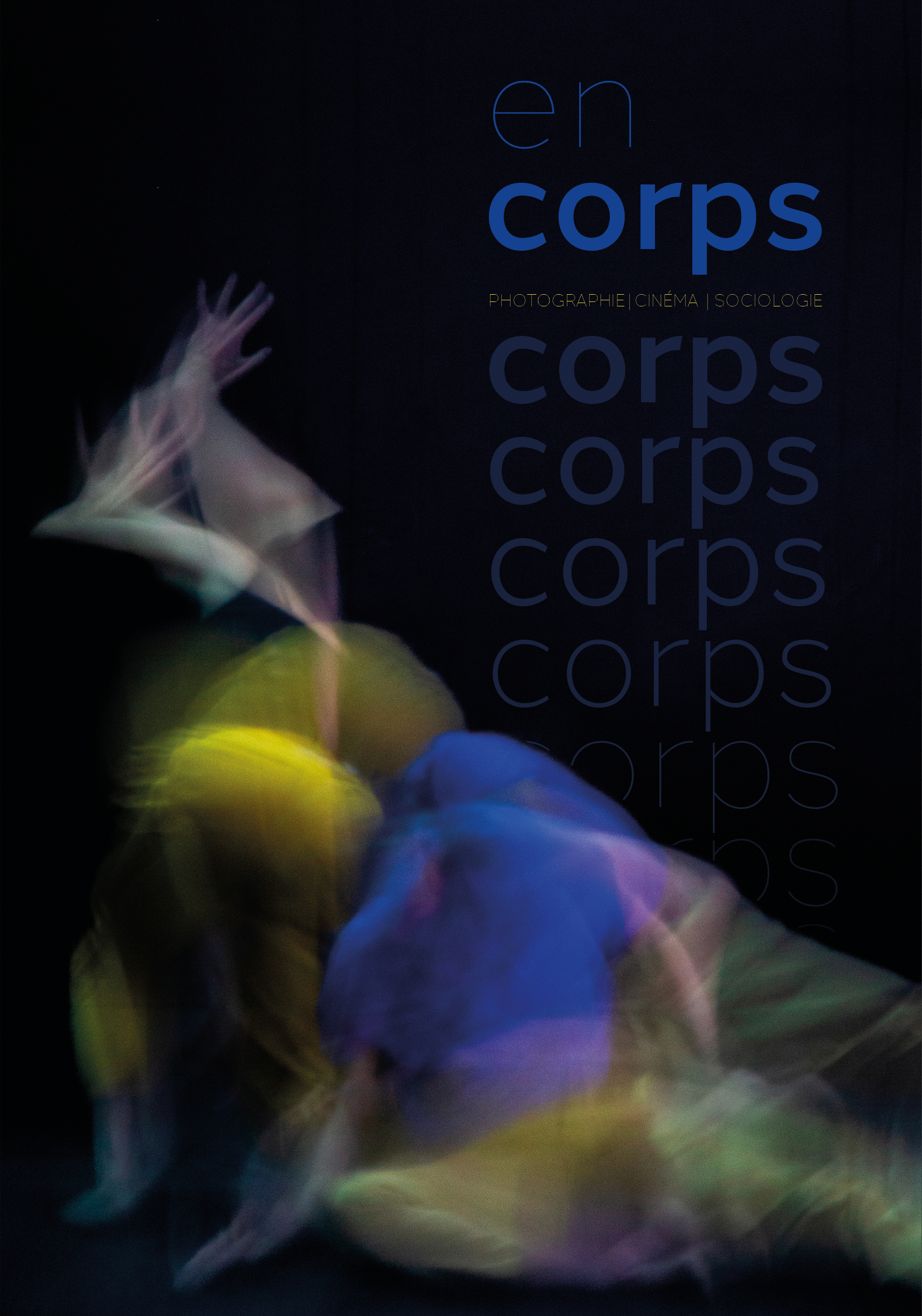 image floue et colorée avec le titre en bleu