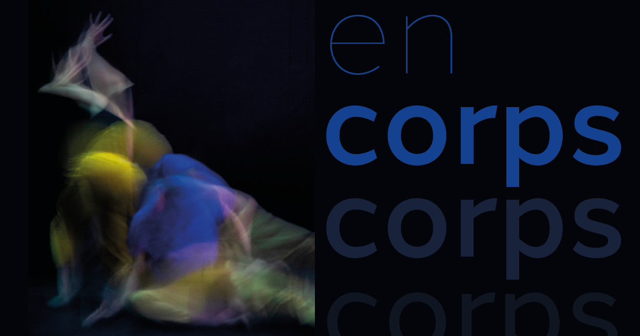 image floue et colorée avec le titre en bleu