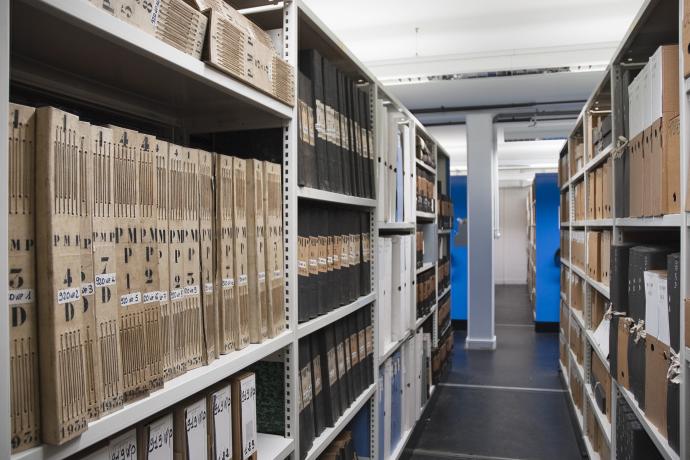 Classer : ranger et localiser les documents dans les locaux de stockage (2012, non coté, cliché Gilles Bernasconi)