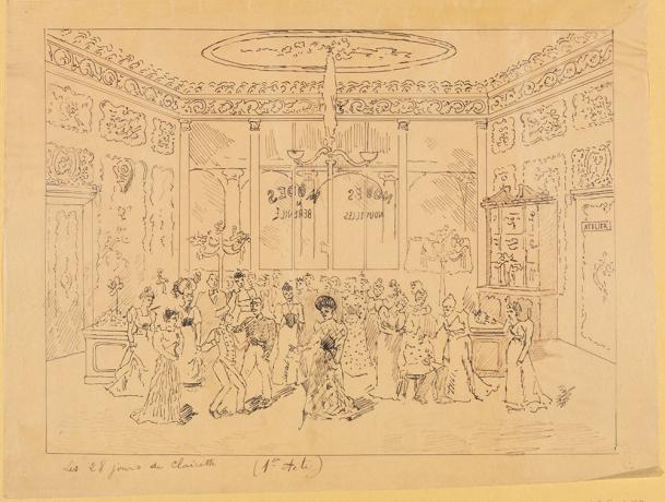 Acte 1, encre sur calque par Jules Le Goff - 48fi148