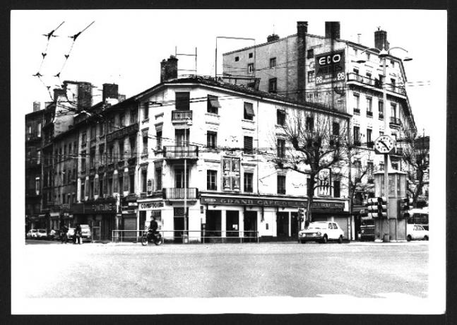 Ancienne mairie de la Guillotière : tirage photo NB par Jean-Paul Tabey (1972, cote : 1PH/4394, repro commerciale interdite)