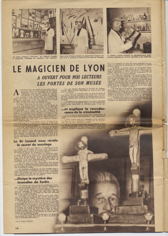 Article de presse sur le Musée du laboratoire de police, Qui, 1946 - 31ii_4